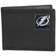 Tampa Bay Lightning® Leather Bi-fold Wallet Packaged in Gift Box